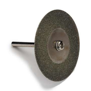 10pcs 40mm Diamond Grinding Wheel Cutting Disc with 2 Mandrels for Dremel Rotary Tool