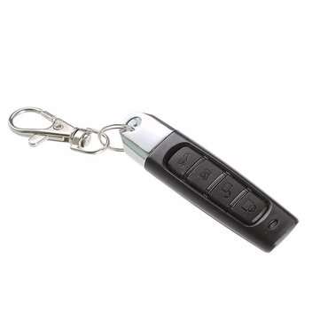 10Pcs 433MHz Auto Pair Copy Remote 4 Buttons Garage Gate Door Wireless Remote Control with Key Ring