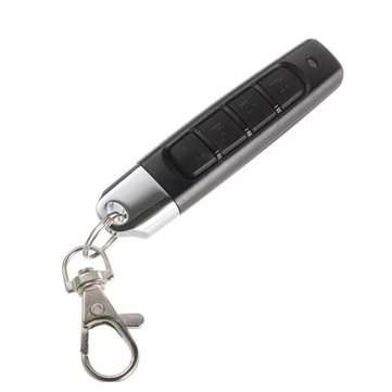10Pcs 433MHz Auto Pair Copy Remote 4 Buttons Garage Gate Door Wireless Remote Control with Key Ring