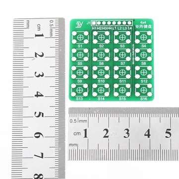 10Pcs 4X4 Matrix Keyboard Tact Touch Switch MCU Learning Board Development Board External Expansion