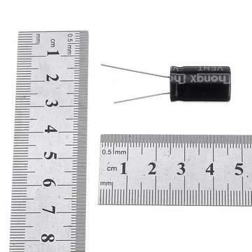 10Pcs 50v 1000uf 1000mf Electrolytic Capacitor 1000UF 50V 13x25mm