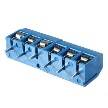 10pcs 5mm KF-301 3 Pin PCB Mount Block Screw Terminal NF Connector