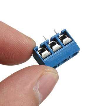 10pcs 5mm KF-301 3 Pin PCB Mount Block Screw Terminal NF Connector