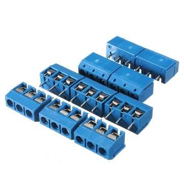 10pcs 5mm KF-301 3 Pin PCB Mount Block Screw Terminal NF Connector