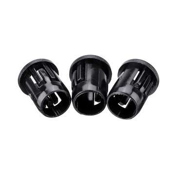 10pcs 5MM LED Holder Black Plastic Diode Lampshade Holder Clip Bezel Mount Light Case Cup Bezels Mou