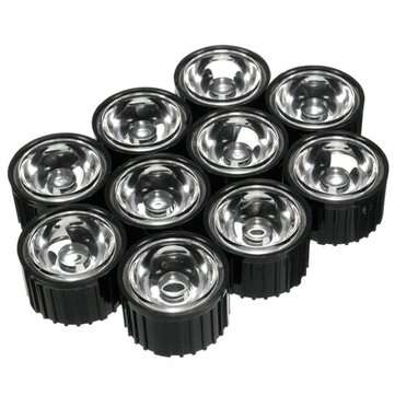 10pcs 60 90 120 LED Lens for High Power DIY Black Light Lamp Bulb (NO.: 90)