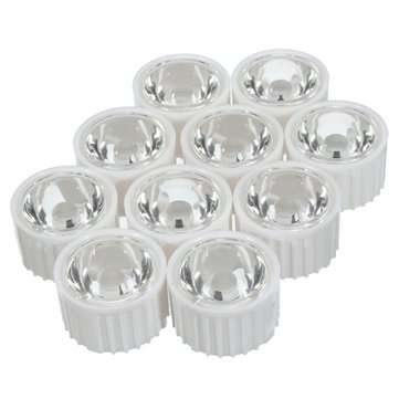 10pcs 60 90 120 LED Lens for High Power DIY White Light Lamp Bulb (NO.: 60)
