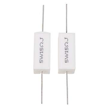 10pcs 5W 15 ohm 15R Ceramic Cement Resistor