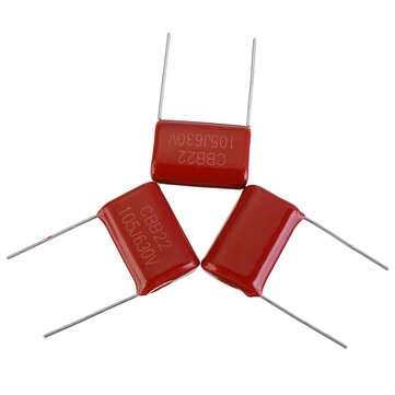 10pcs 630V105J 630V 1UF Pitch 20mm 105 1000NF CBB Polypropylene Film Capacitor