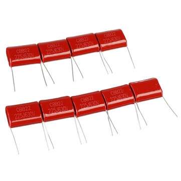 10pcs 630V225J Pitch 25MM 2.2UF 2200NF 225 630V CBB Polypropylene Film Capacitor