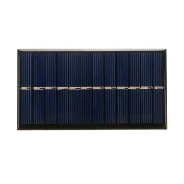 10pcs 6V 1W 60*110mm Polycrystalline Mini Solar Panel Epoxy Board for DIY Learning