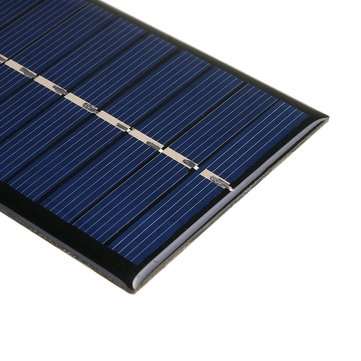 10pcs 6V 1W 60*110mm Polycrystalline Mini Solar Panel Epoxy Board for DIY Learning