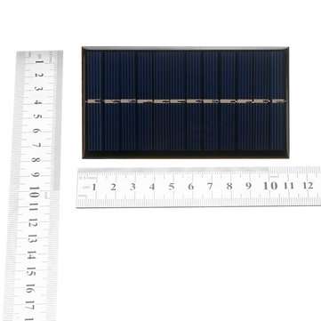 10pcs 6V 1W 60*110mm Polycrystalline Mini Solar Panel Epoxy Board for DIY Learning