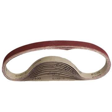 10pcs 760x25mm 100 Grit Sanding Belts Abrasive Sanding Paper