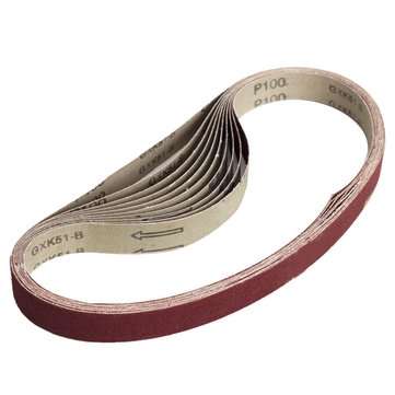 10pcs 760x25mm 100 Grit Sanding Belts Abrasive Sanding Paper