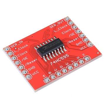 10pcs 74HC595 Adapter Module Shift Register Module
