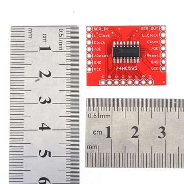 10pcs 74HC595 Adapter Module Shift Register Module