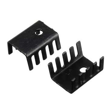 10pcs 7805 Radiator Suitable 20*13*8 Small Heat Sink for TO-220 Packaged Devices