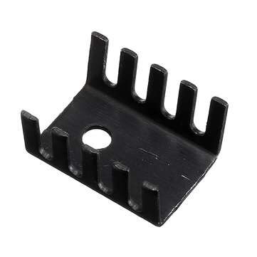 10pcs 7805 Radiator Suitable 20*13*8 Small Heat Sink for TO-220 Packaged Devices