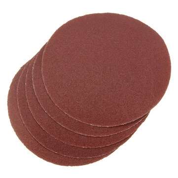 10Pcs 80 Grit Sandpaper Sanding Disc Sand Sheet 150mm