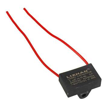 10pcs CBB61 450V 1uf Starting Capacitance AC Fan Capacitor CBB Motor Run Capacitor 450V 1F