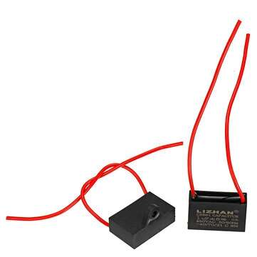 10pcs CBB61 450V 1uf Starting Capacitance AC Fan Capacitor CBB Motor Run Capacitor 450V 1F