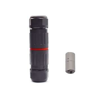 10Pcs CDF-M3 IP68 Waterproof Screw-free Mini Connector 3 Cores Direct-through Outdoor Lighting Small