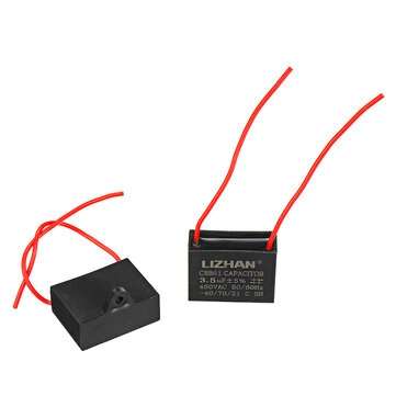 10pcs CBB61 450V 3.5uf Starting Capacitance AC Fan Capacitor CBB Motor Run Capacitor 450V 3.5F