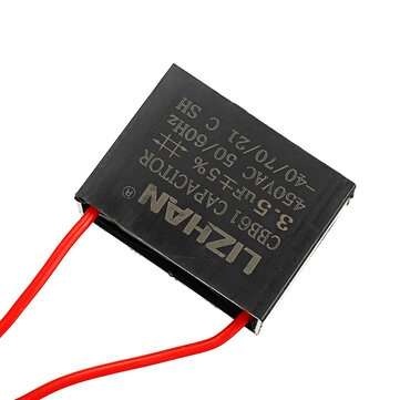 10pcs CBB61 450V 3.5uf Starting Capacitance AC Fan Capacitor CBB Motor Run Capacitor 450V 3.5F