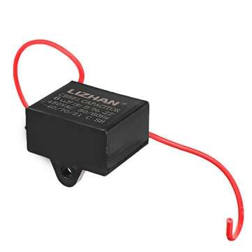10pcs CBB61 450V 6uf Starting Capacitance AC Fan Capacitor CBB Motor Run Capacitor 450V 6F