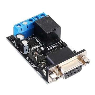 10pcs DC 12V RS232 Serial Port Delay Relay Switch Module PC COM DB9 ARM MCU UART Remote Control Boar