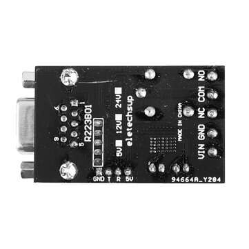10pcs DC 12V RS232 Serial Port Delay Relay Switch Module PC COM DB9 ARM MCU UART Remote Control Boar