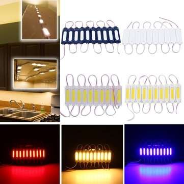 10PCS DC12V COB Warm White/Pure White/Red/Green/Blue LED Module Strip Light f... (COLOR.: WARMWHITE)
