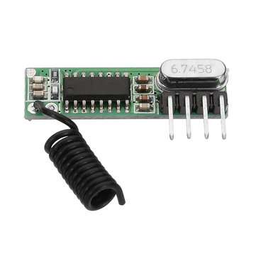 10pcs DC3~5V AK-119 433.92MHZ 4 Pin Superheterodyne Receiver Board Without Decoding -105dBm Sensitiv