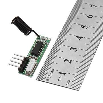 10pcs DC3~5V AK-119 433.92MHZ 4 Pin Superheterodyne Receiver Board Without Decoding -105dBm Sensitiv