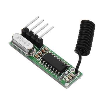 10pcs DC3~5V AK-119 433.92MHZ 4 Pin Superheterodyne Receiver Board Without Decoding -105dBm Sensitiv