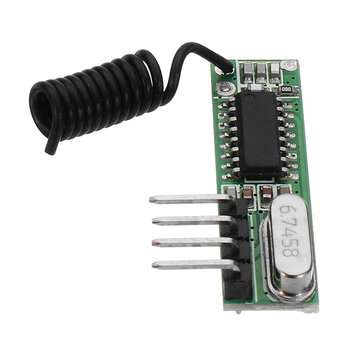 10pcs DC3~5V AK-119 433.92MHZ 4 Pin Superheterodyne Receiver Board Without Decoding -105dBm Sensitiv