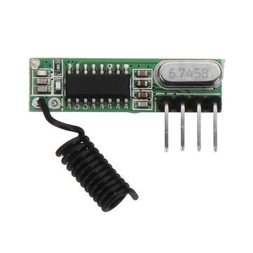 10pcs DC3~5V AK-119 433.92MHZ 4 Pin Superheterodyne Receiver Board Without Decoding -105dBm Sensitiv