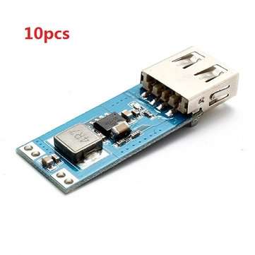 10pcs DC-DC Boost Step Up Module 2.5V-5.5V Input 5V/2A Output