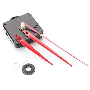 10Pcs DIY Red Triangle Hands Quartz Wall Clock Movement Mechanism