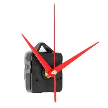 10Pcs DIY Red Triangle Hands Quartz Wall Clock Movement Mechanism