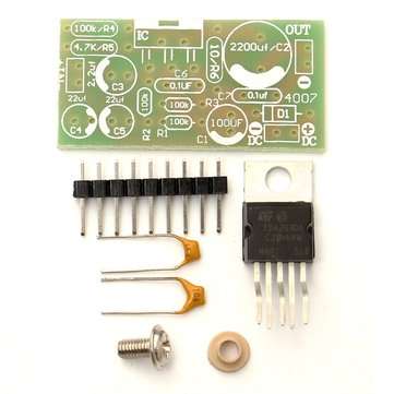 10pcs DIY TDA2030A Audio Amplifier Board Kit Mono Power 18W DC 9V-24V