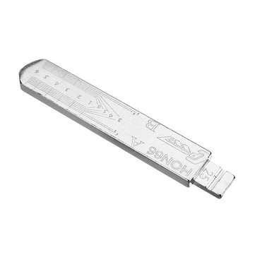 10pcs Engraved Line Key for 2 in 1 LiShi HON66 Scale Shearing Teeth Blank Key NO.25 For HONDA BYD/Fo