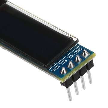 10Pcs Geekcreit 0.91 Inch 128x32 IIC I2C Blue OLED LCD Display DIY Module SSD1306 Driver IC DC 3.3