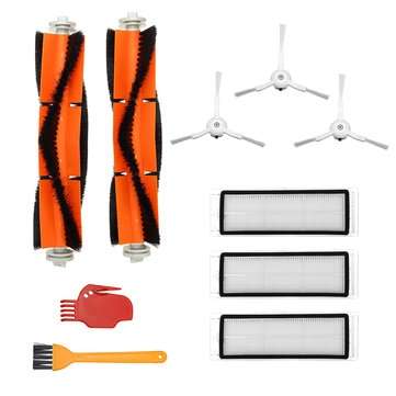10Pcs Filter Main Side Brush For Roborock MI S50 S51 S55 S5 Vacuum Cleaner