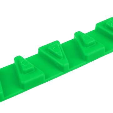 10Pcs Green Snow Chain Tire Emergency Rainproof Nylon Wear-Resistant Low Temperature
