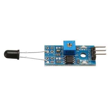 10pcs LM393 3 Pin IR Flame Detection Sensor Module Fire Detector Infrared Receiver Module Geekcreit