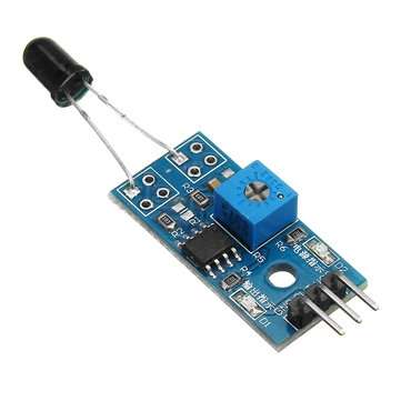 10pcs LM393 3 Pin IR Flame Detection Sensor Module Fire Detector Infrared Receiver Module Geekcreit