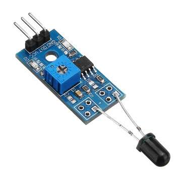 10pcs LM393 3 Pin IR Flame Detection Sensor Module Fire Detector Infrared Receiver Module Geekcreit