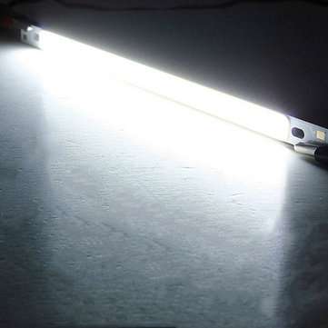 10pcs LUSTREON Pure White High Power 10W COB LED Chip Light DC12-14V for DIY 200x10MM Lamp